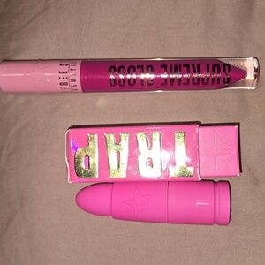 Jeffree Star-LOT- Velvet Trap 'Holy Fashion' AND Supreme Gloss 'Pink Gloss'